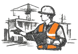 Organisation and execution of main works