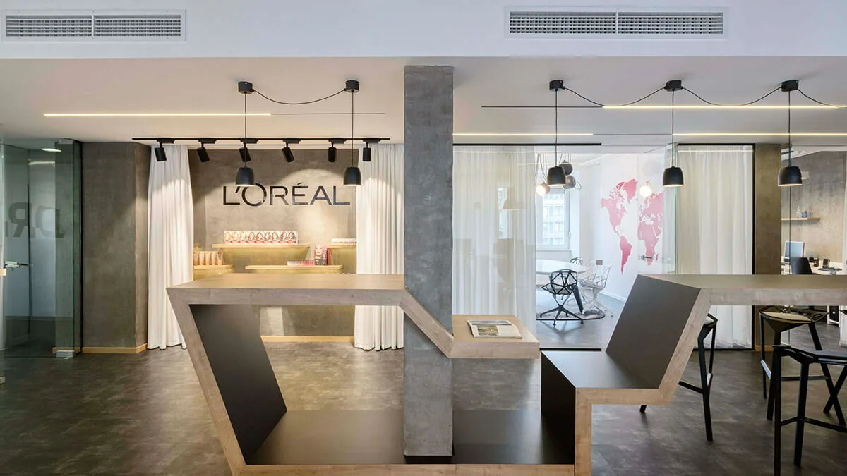 L'Oréal for McCann – adaptacija poslovnog prostora, Beograd Terazije
